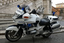 Motorcycle Police Rome by Evgeniy Topchin