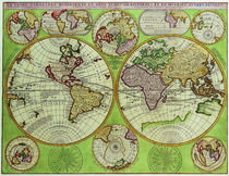 vintage world map von dreamyfaces
