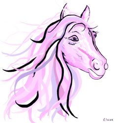 Pink-horse