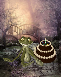 Frosch feiert Geburtstag von Conny Dambach
