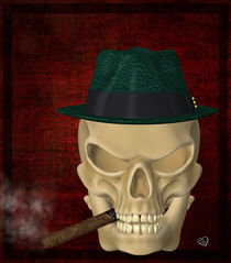 Skull - Smoke by Conny Dambach