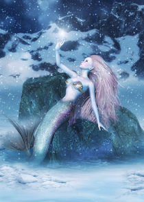 Meerjungfrau im Winter von Andrea Tiettje