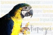 Papagei Ara - Intelligente Schönheit by Astrid Ryzek