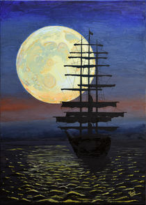 Nachtsegler / Night sailor by Lothar R. Fanslau