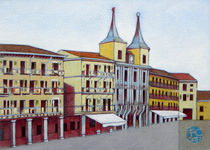 Postcard from Plaza Mayor, Segovia, Spain by federico cortese