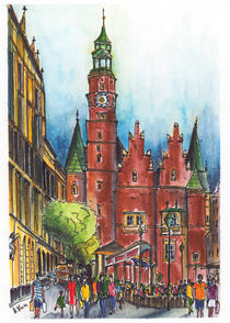 Breslau, Rathaus by Hartmut Buse