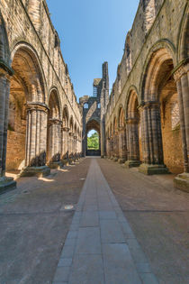 The Church at Kirkstall Abbey by Colin Metcalf