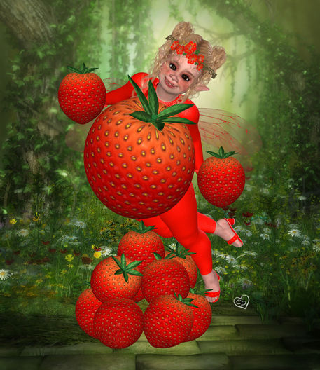 Erdbeer-pummelfee