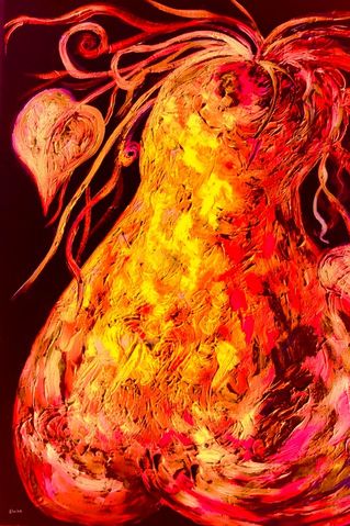 Abstract-red-pear-this-one-portrait