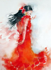 Flamenco  by Christelle Guedey