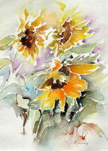 Sonnenblumen von Christelle Guedey