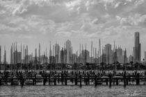 Skyline von Melbourne von Stefan Wiesner