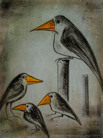 'Nebelkrähen - fog crows' von Chris Berger