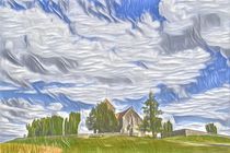 Rural House under the Clouds von David Frigerio