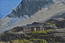 House in the Mountains von David Frigerio