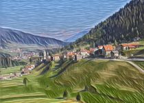 Town in the Hill by David Frigerio