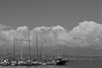 Am Hafen von Kassiopi (Korfu) von Stefan Wiesner