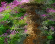 Charcoal Rhododendrons von abstractart