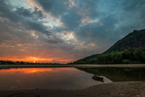 Sonnenuntergang am Drachenfels von Frank Landsberg