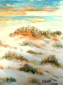 Sanddünen auf Hiddensee von Helmut Glaßl
