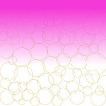 Design pink with gold dots 50s von Jana Guothova