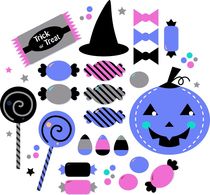 Kids halloween theme von Jana Guothova