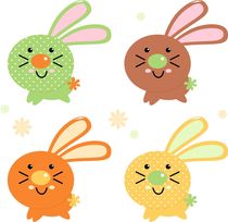 cute - cuties design bunnies by Jana Guothova