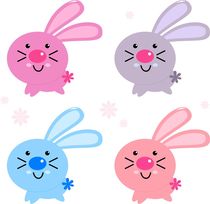 cutie little bunnies  von Jana Guothova