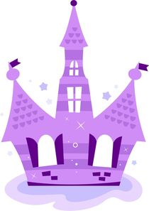 cute castle Icon - pink von Jana Guothova