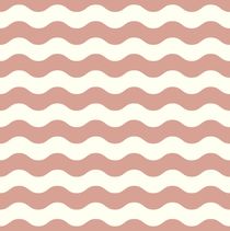 Cutie waves background pink - white by Jana Guothova