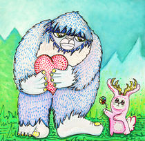 The Bigfoot and The Jackalope von Laura Barbosa