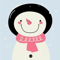 cutie snowmen with smile  von Jana Guothova