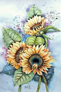 Sonnenblumen by Ingrid Brändle
