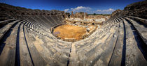 The ruins of ancient Roman amphitheatre in Side by Zoltan Duray