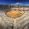 The-ruins-of-ancient-roman-amphitheatre-in-side-turkey
