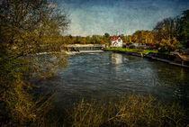 Goring on Thames Weir by Ian Lewis