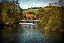 Over The Thames To Streatley by Ian Lewis