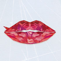 Lips: Origami von Sybille Sterk