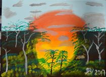 Sonnenaufgang im Wald von ben-painting-artist