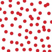 WIld Red dots on white by Jana Guothova