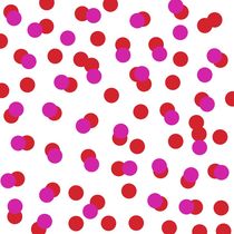 Pink sweet dots on white von Jana Guothova
