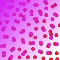 Design dots - wild pink by Jana Guothova