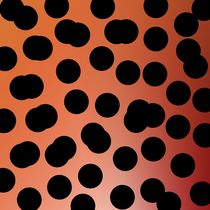 Design exotico dots, black by Jana Guothova