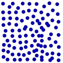 Design dots, blue  by Jana Guothova