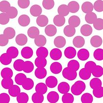 Design dots - pink by Jana Guothova