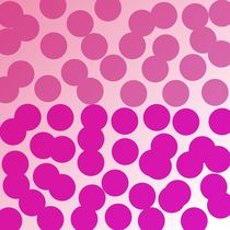 Sweet design dots - pink von Jana Guothova