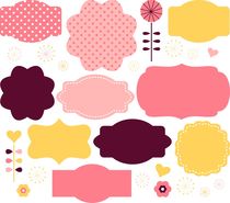 Design elements - cute pink  von Jana Guothova