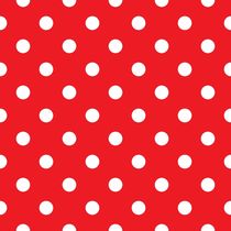 Design cute dots white  red by Jana Guothova