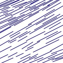 blue design lines on white von Jana Guothova