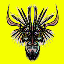 Tribal Voodoo Mask von Vincent J. Newman